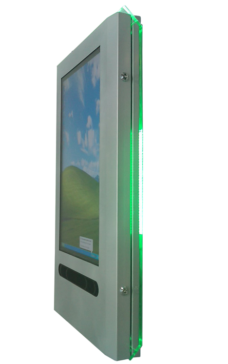 This flexible design, currently in the prototype stages of development is ideal for many applications. Available with a large portrait touch screen, and transactional point of sale options.